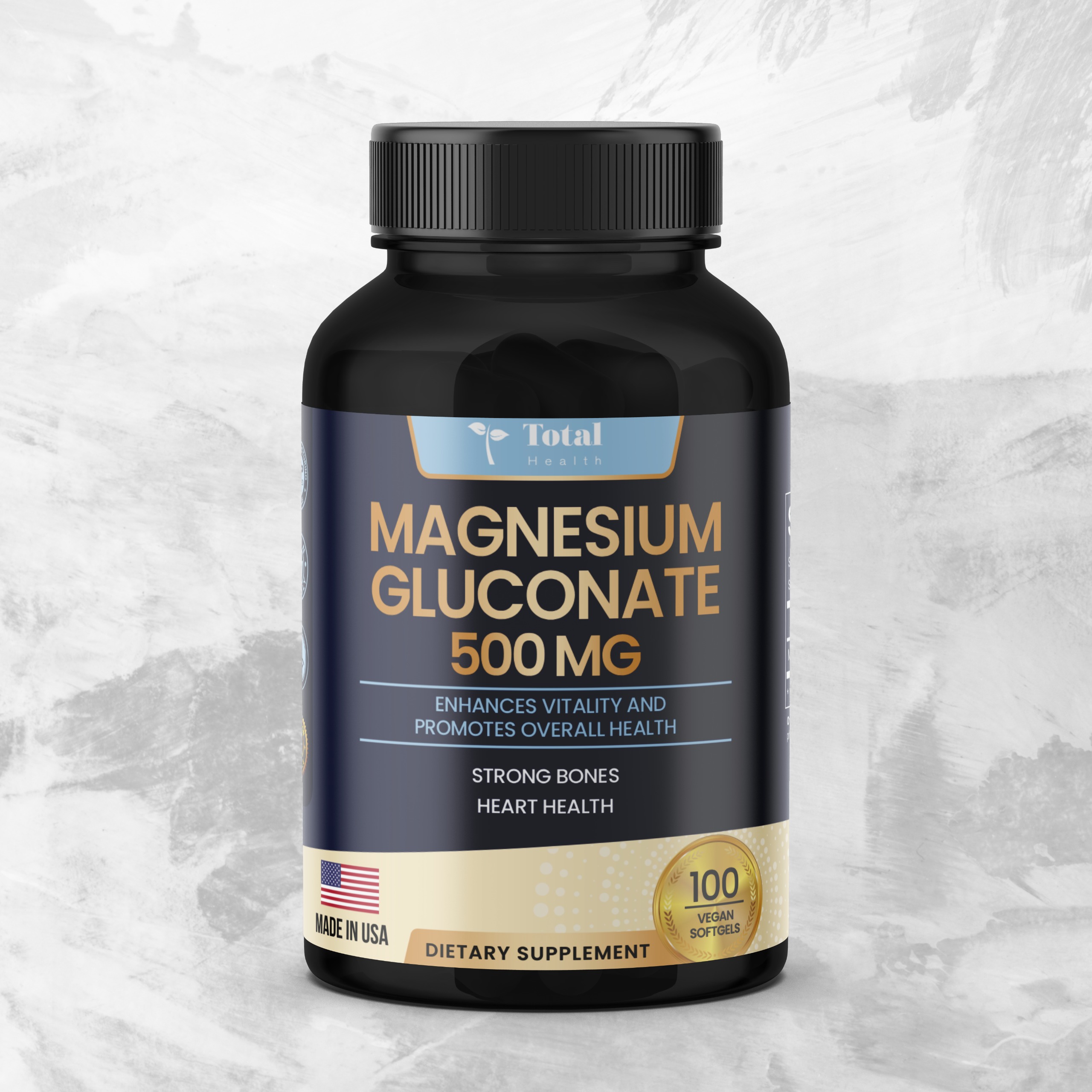 Gluconato De Magnesio 500mg Suplemento